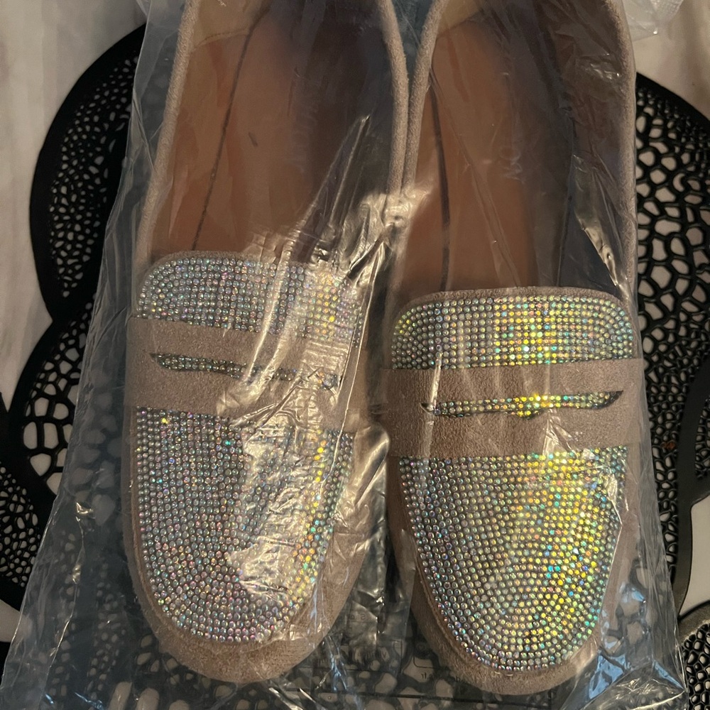 Bling loafers